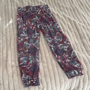 Colorful Paisley Print Pants